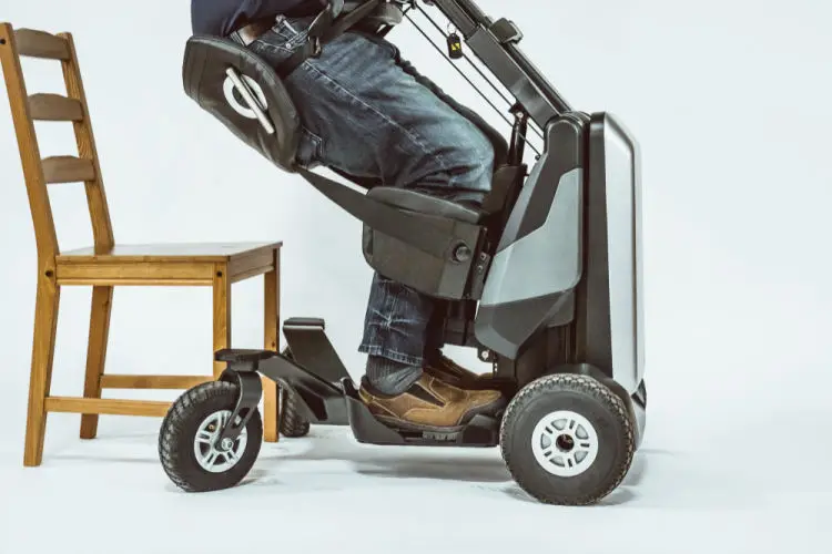 Stand from any chair, bed or wheelchair.
